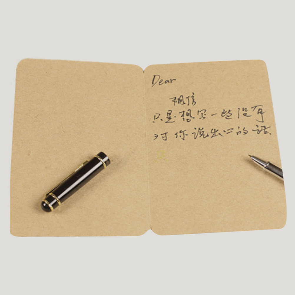 Papercraft Supply Invitation - 20Pcs Rustic Blank Cards Kraft Paper