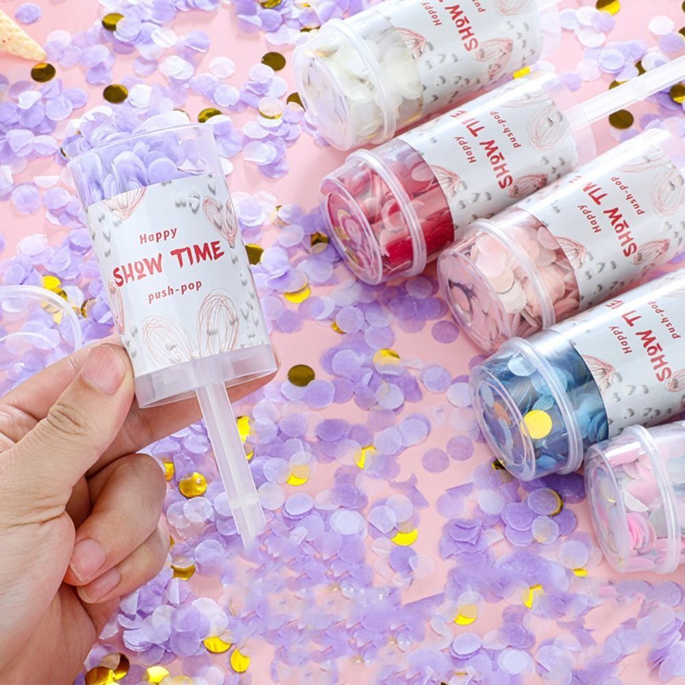 Confetti Cannon Tube - 1Pcs Bridal Shower Colorful Birthday Party