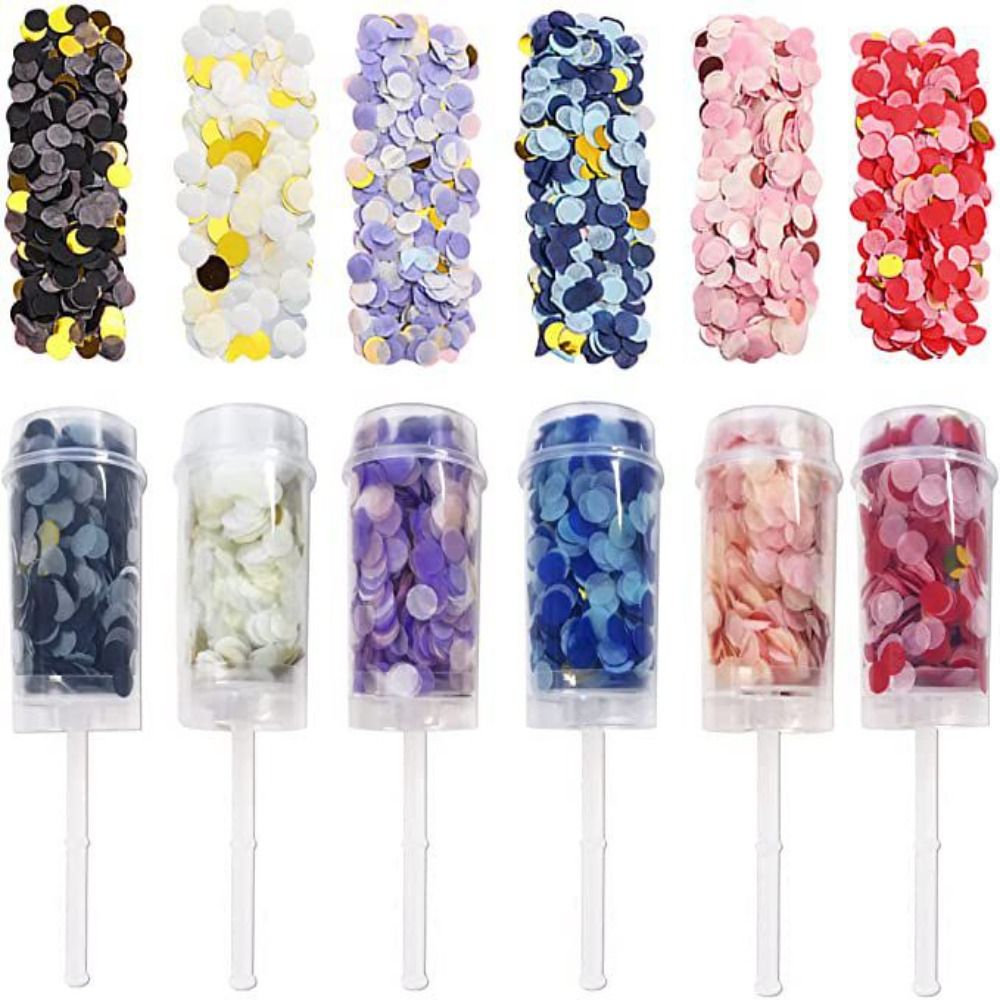 Confetti Cannon Tube - 1Pcs Pastel Birthday Exploding Push Up