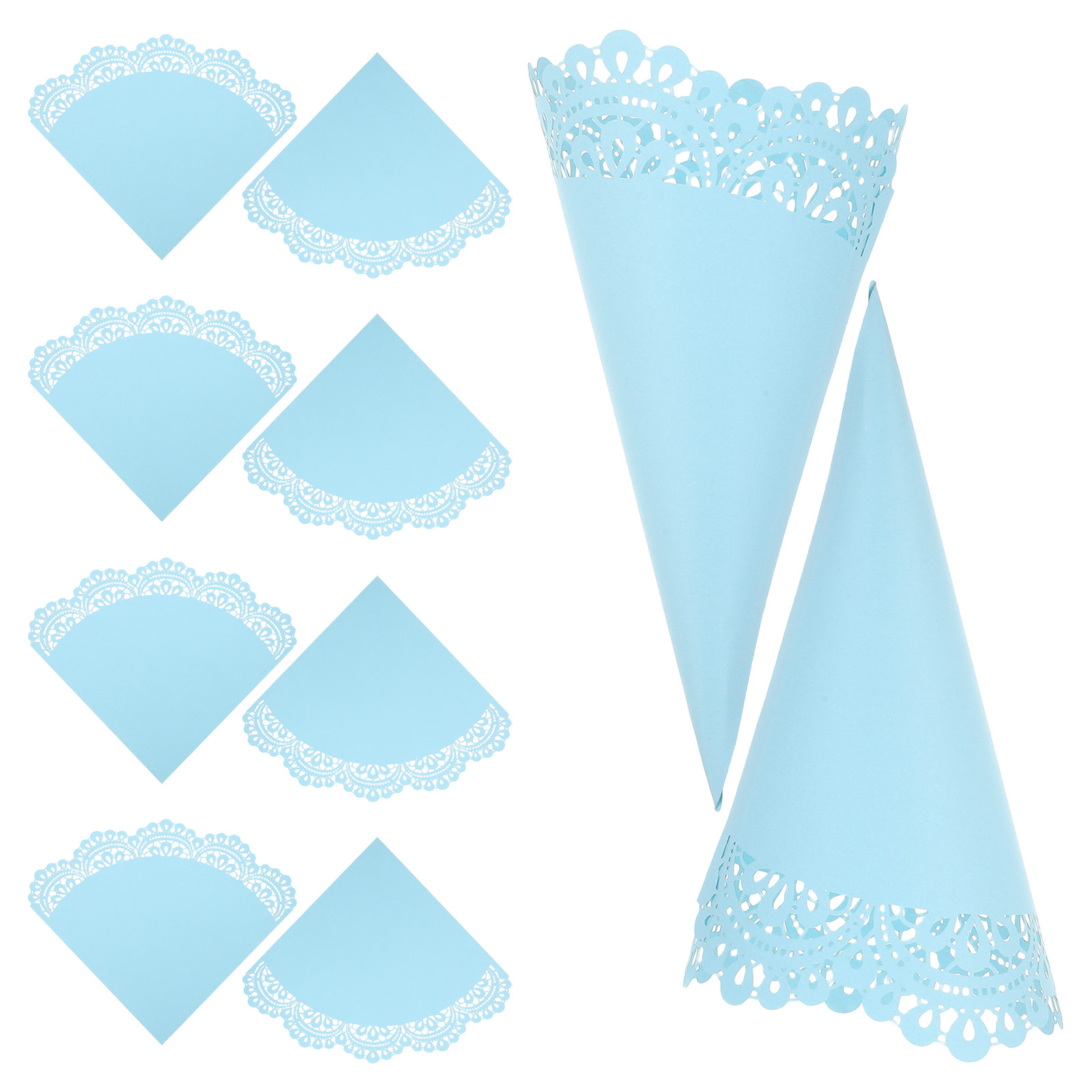 Papercraft Supply Confetti - 50pcs Wedding Confetti Cones Holder Flower