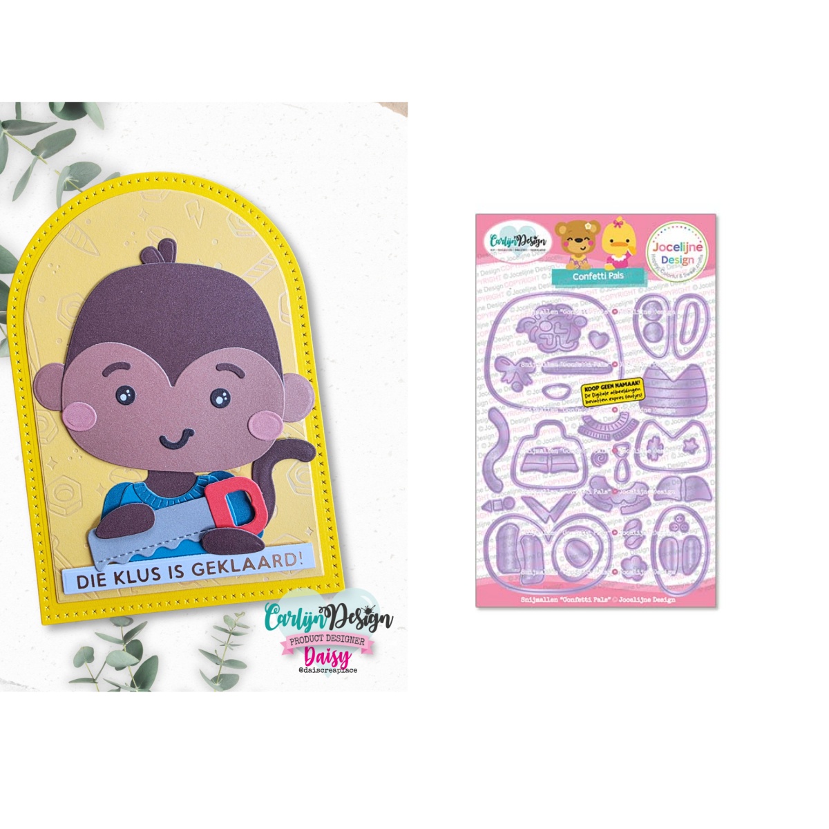 Papercraft Supply Confetti - Confetti Pals Metal Cutting Dies for