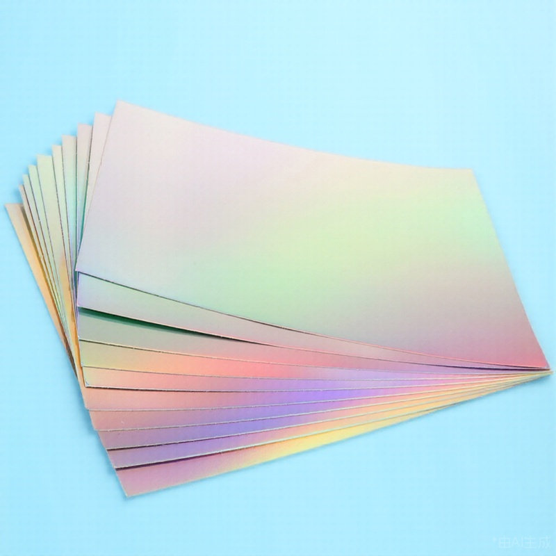 Papercraft Supply Invitation - 10Sheets Holographic Cardstock Paper DIY Craft