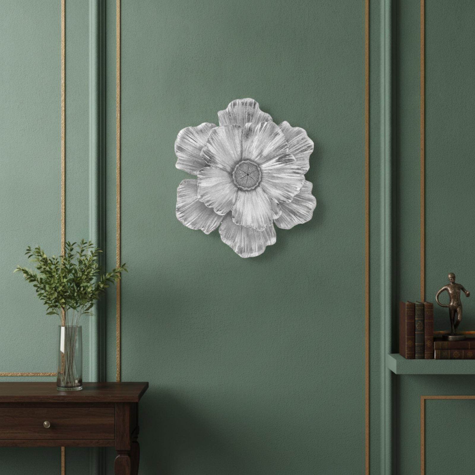 Flower Wall Panel - 3D Flower Wall Decorative Panel Resin