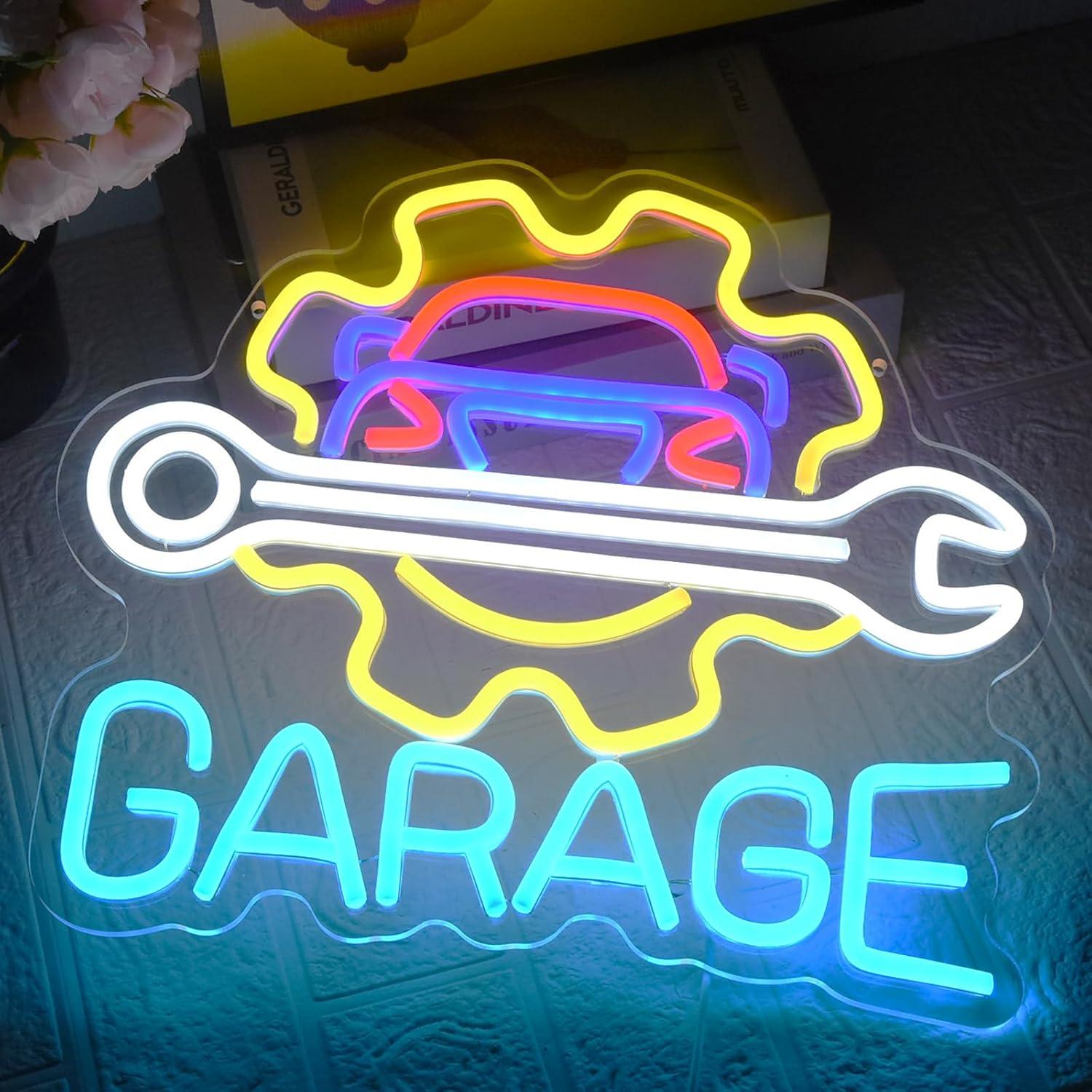 Garage Neon Sign USB Powered L - огляд і ціна Neon Sign Party