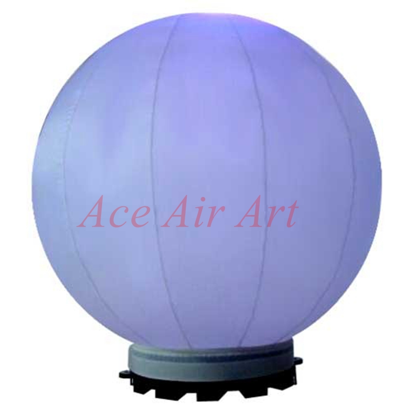Inflatable White Round Ball, P - огляд і ціна Party Event Supplier