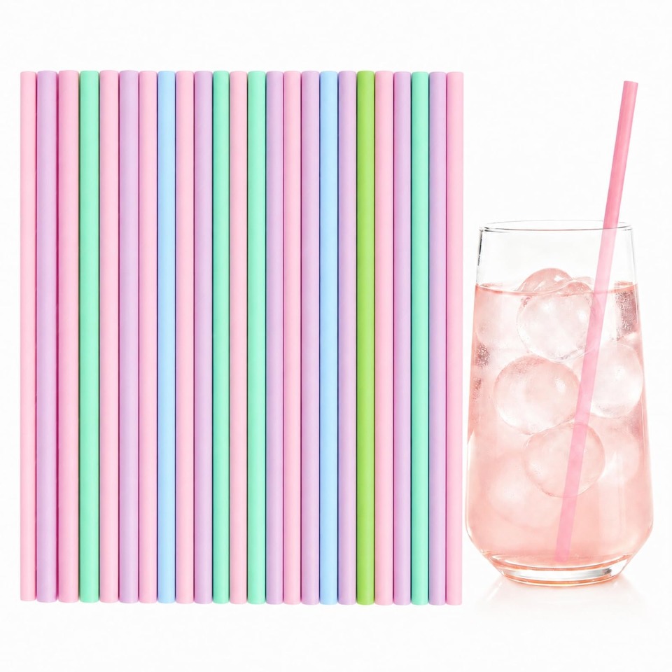 25/50/100PCS Disposable Paper  - огляд і ціна Paper Straw Color