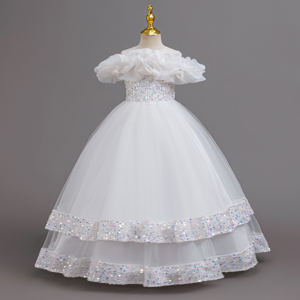 Girls Princess Off Shoulder Ru - огляд і ціна Glitter Tablecloth