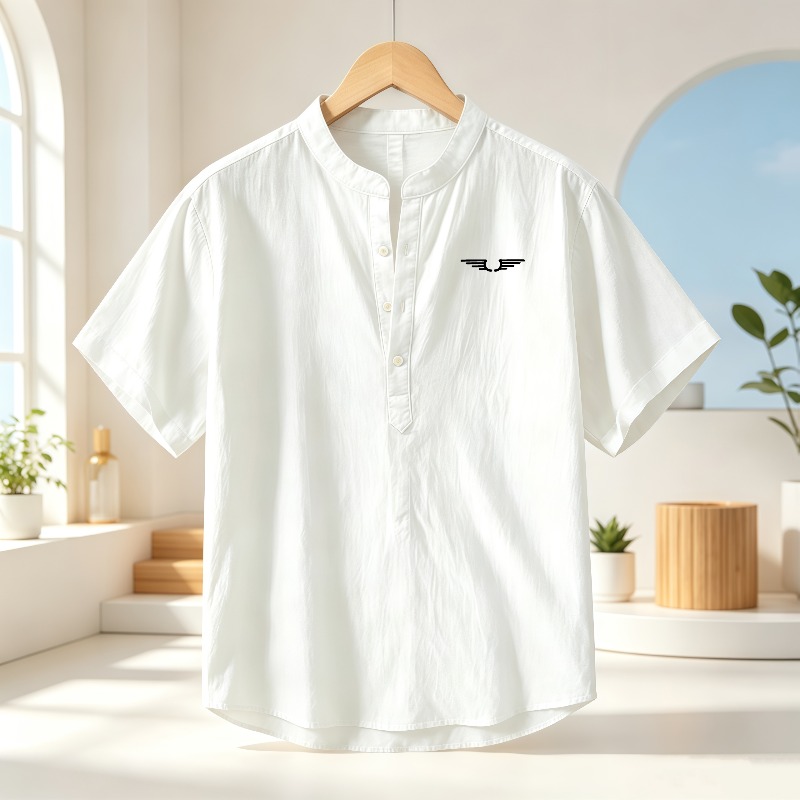 Men's cotton and linen Henley  - огляд і ціна Event Support