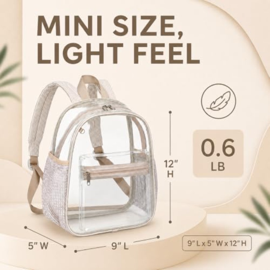 Mini Clear Backpack for Stadiu - огляд і ціна Event & Party Supply Photos