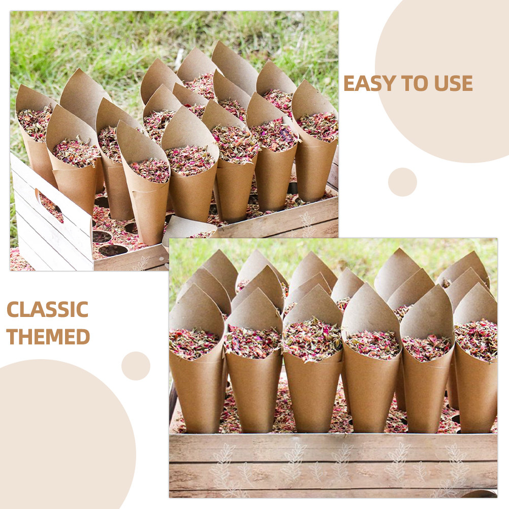 90Pcs Paper Petal Cones Foldab - огляд і ціна Papercraft Supply Confetti
