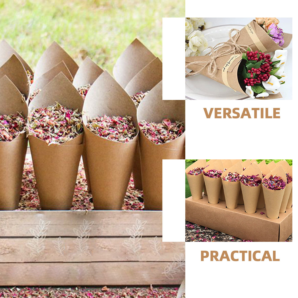 90Pcs Paper Petal Cones Foldab - огляд і ціна Papercraft Supply Confetti