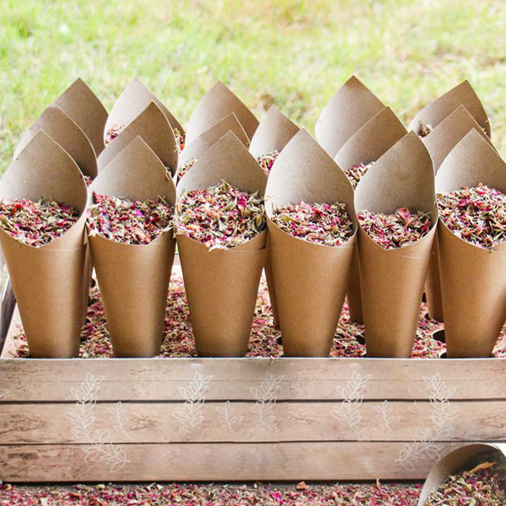 90Pcs Paper Petal Cones Foldab - огляд і ціна Papercraft Supply Confetti