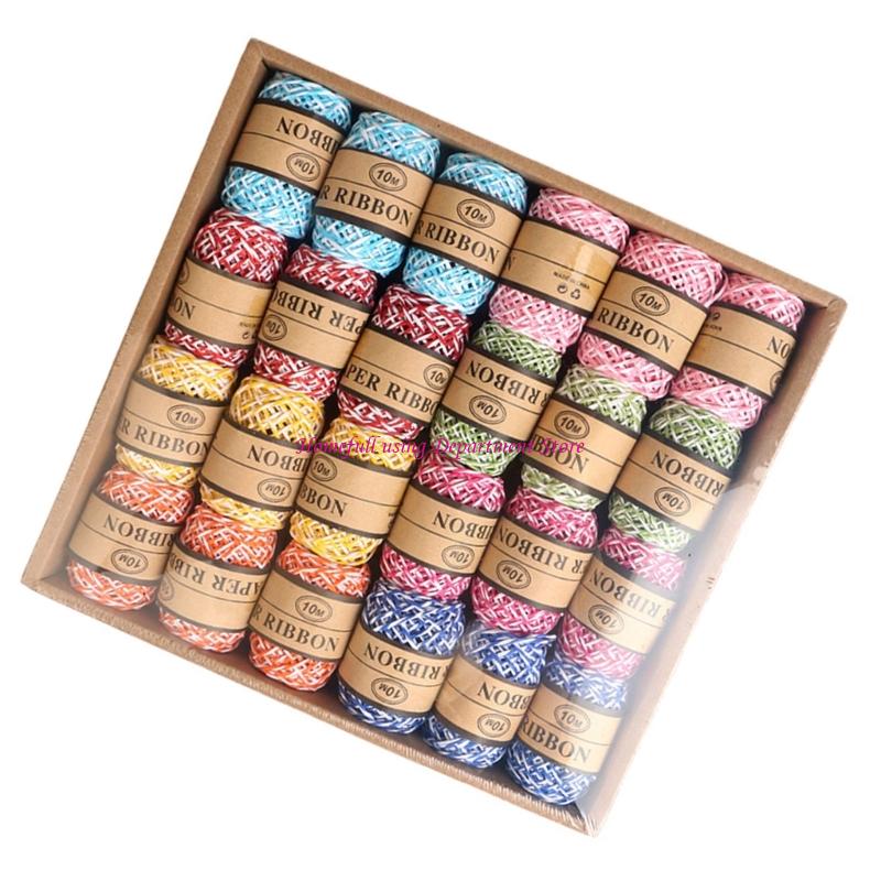 Multicolored Paper Cord Craft - огляд і ціна Papercraft Supply Ribbon