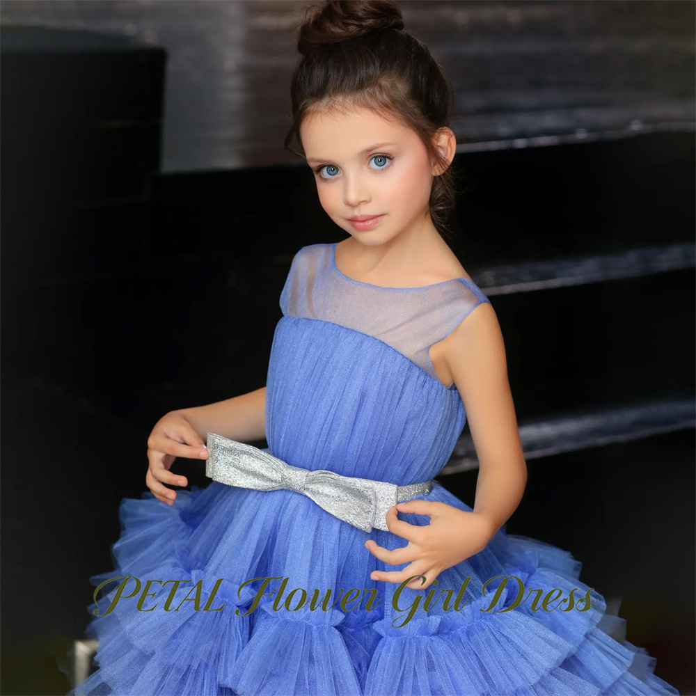 Petal Blue Sleeveless Children - огляд і ціна Birthday Sash Glitter