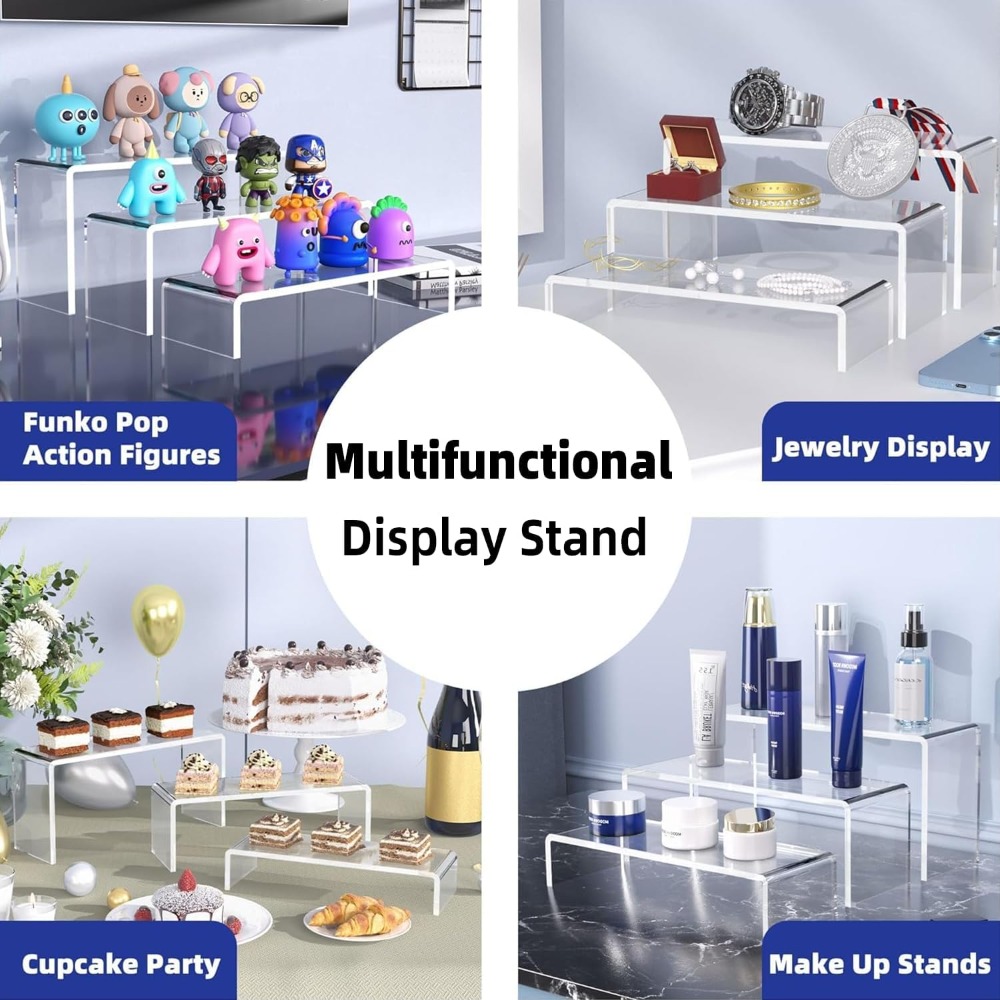6 Pack Clear Cupcake Display R - огляд і ціна Cupcake Stand Tier
