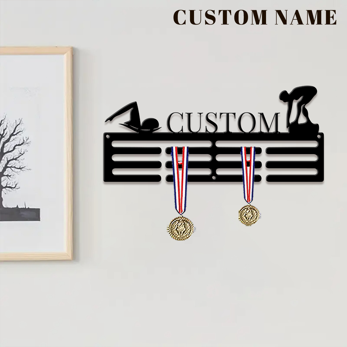 1pc Custom Swimming Metal Meda - огляд і ціна Eve Party