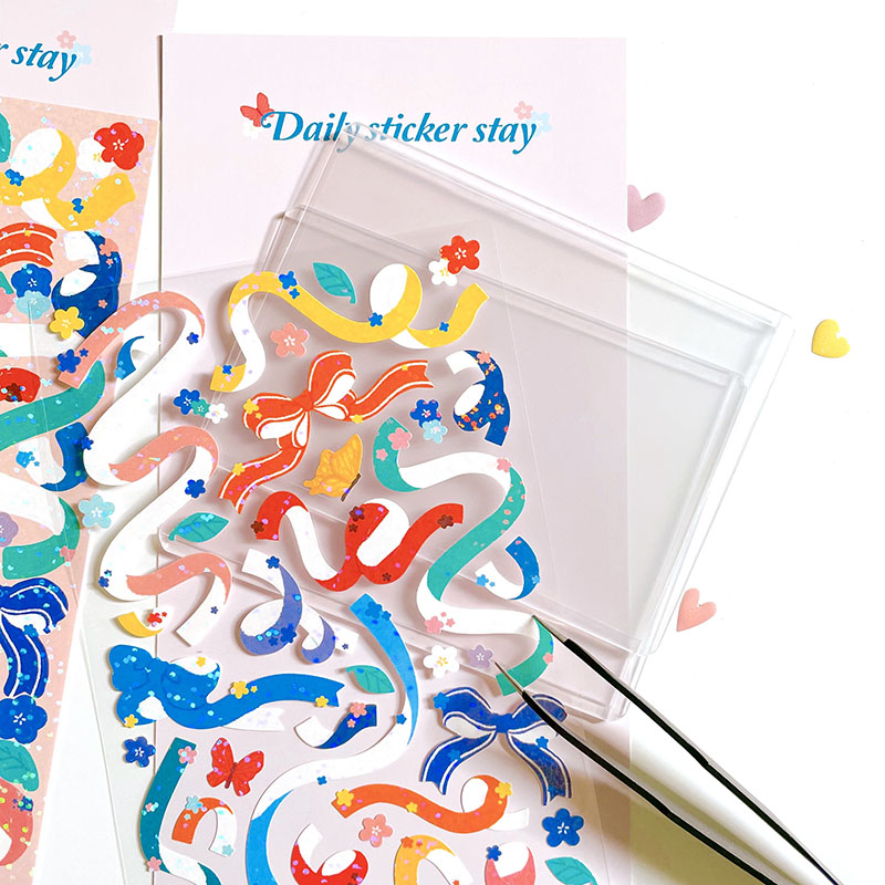 Bonito B6075 Flower Ribbon Sti - огляд і ціна Papercraft Supply Ribbon