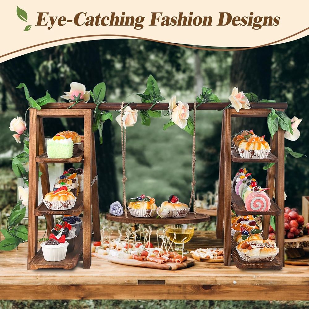 3 Tier Cupcake Stand with Swin - огляд і ціна Cupcake Stand Tier