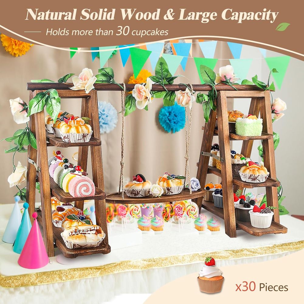 3 Tier Cupcake Stand with Swin - огляд і ціна Cupcake Stand Tier