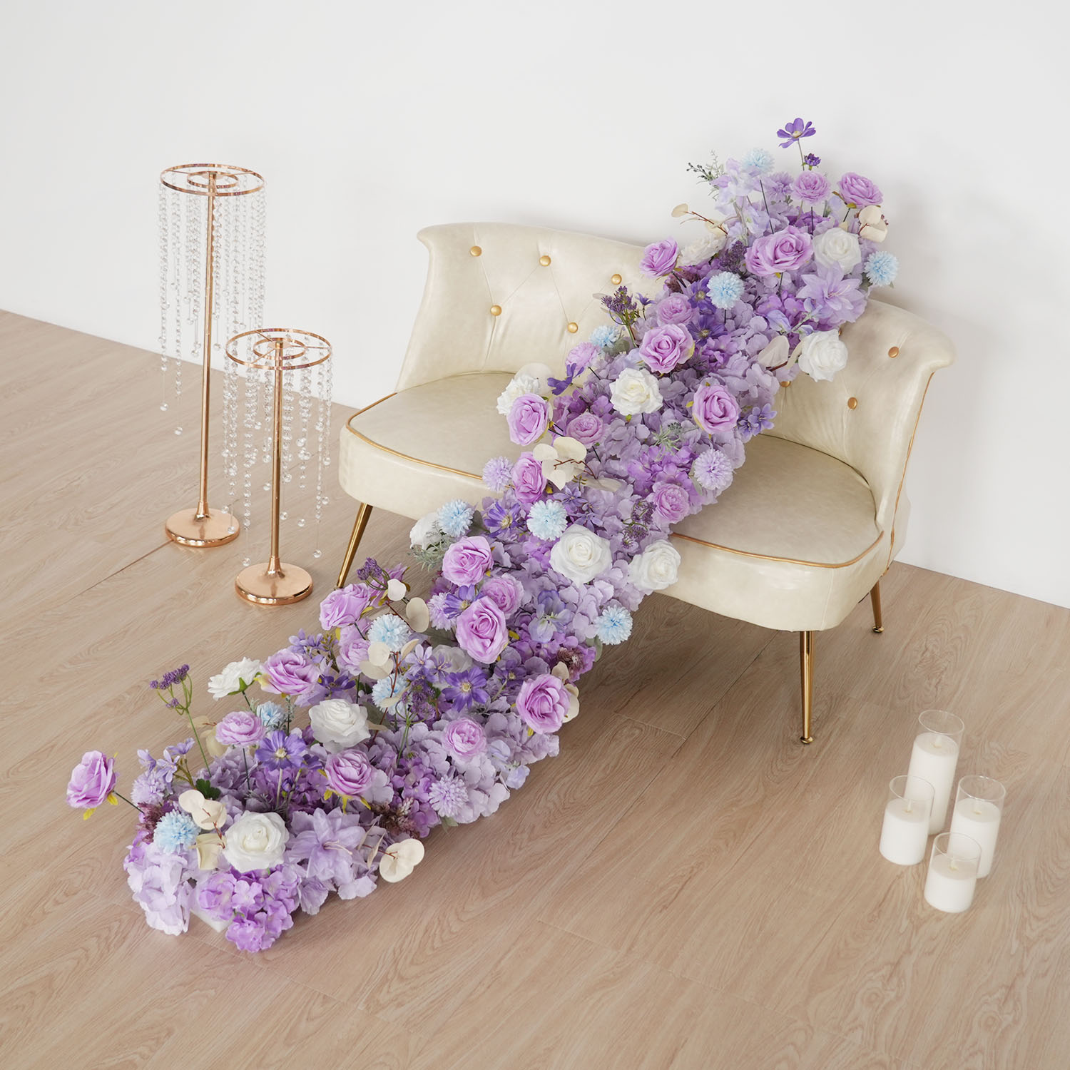 Uflower Purple Artificial Flow - огляд і ціна Flower Wall Panel
