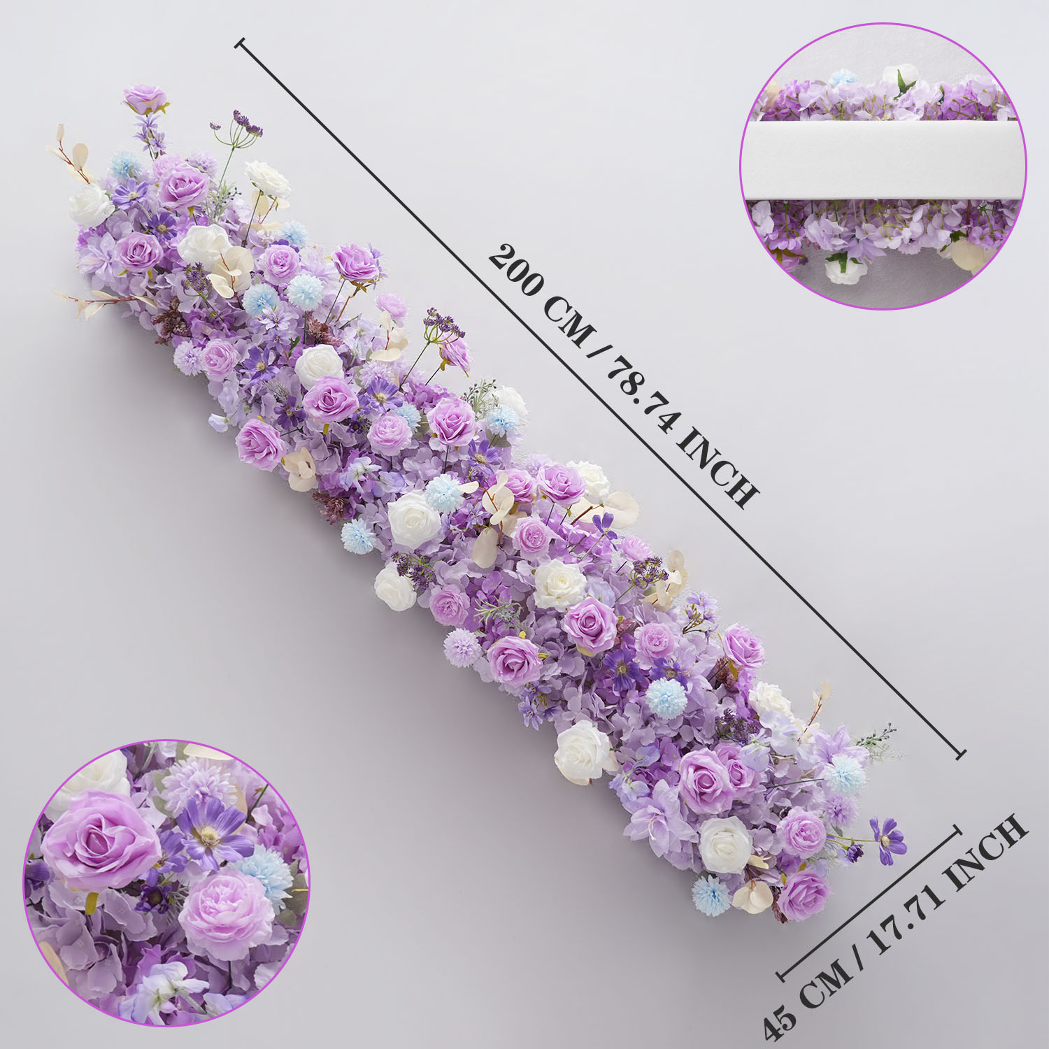 Uflower Purple Artificial Flow - огляд і ціна Flower Wall Panel