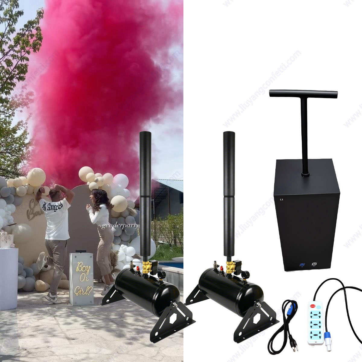 Confetti Streamer Baby Shower  - огляд і ціна Confetti Cannon Tube