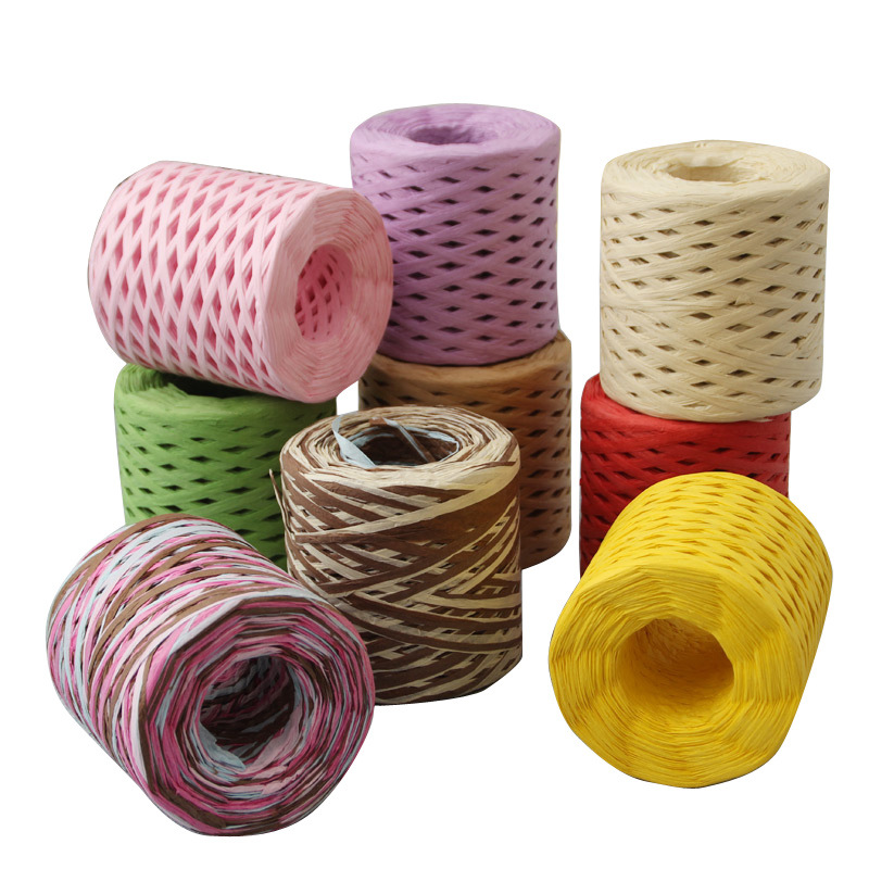 200m Raffia Yarn Rope Ribbon N - огляд і ціна Papercraft Supply Ribbon