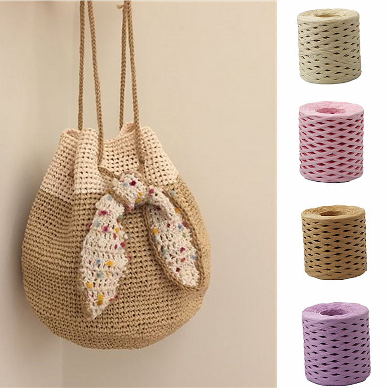 200m Raffia Yarn Rope Ribbon N - огляд і ціна Papercraft Supply Ribbon