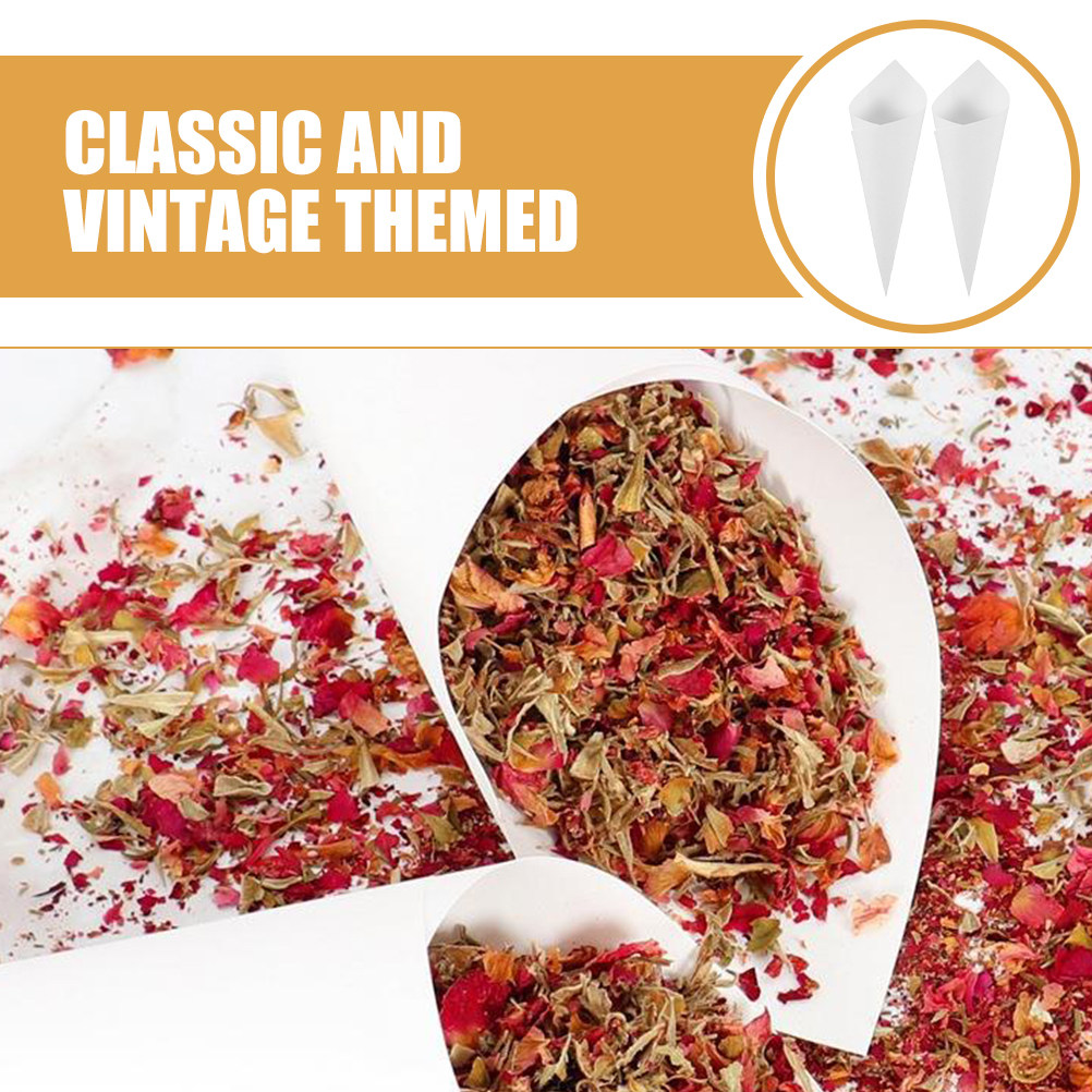 60Pcs Wedding Confetti Cones F - огляд і ціна Papercraft Supply Confetti