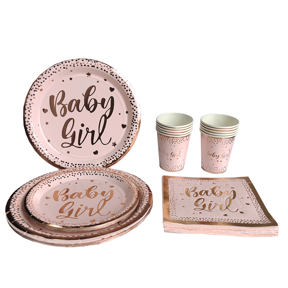 Rose Gold Party Disposable Tab - огляд і ціна Paper Straw Color