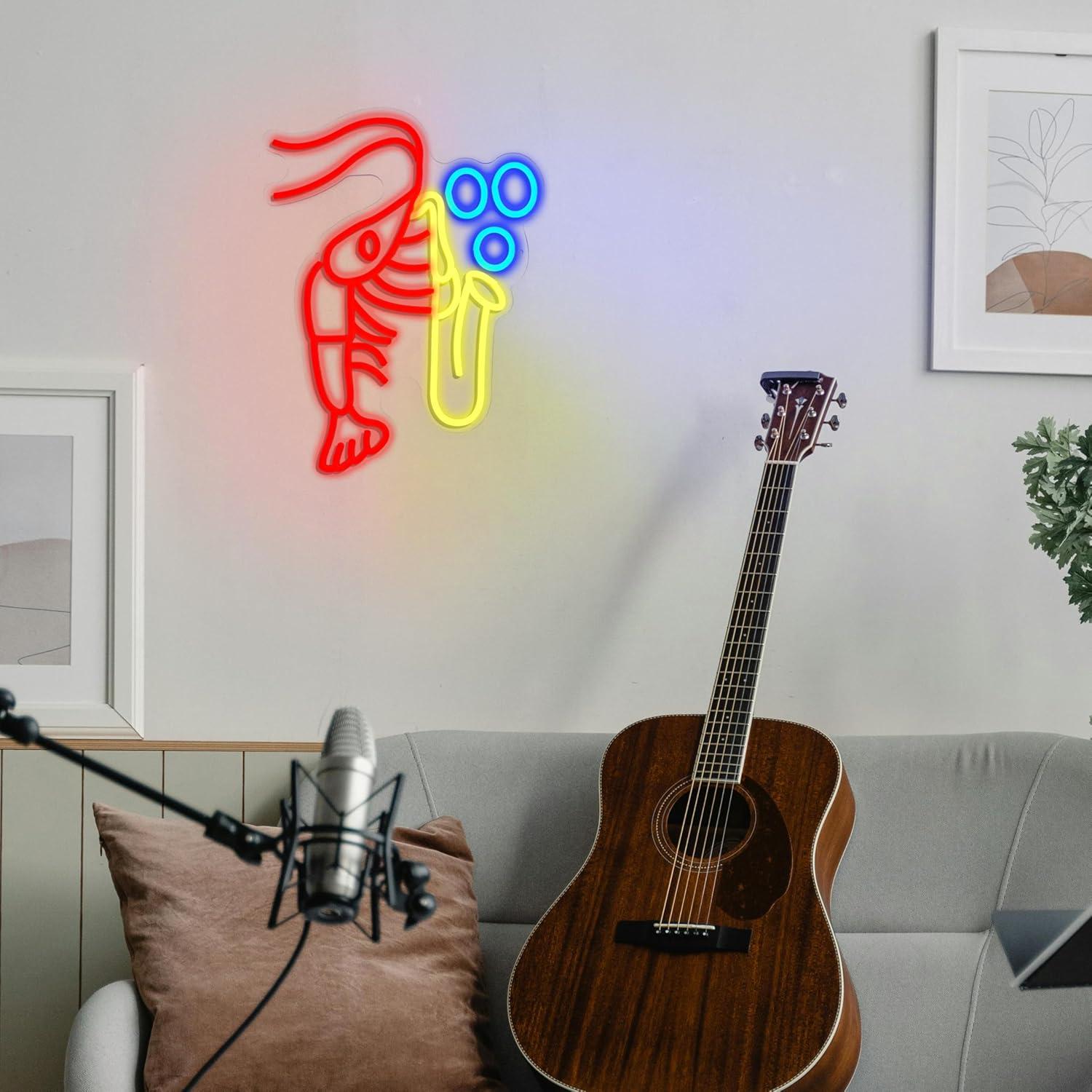 Lobster Saxophone Neon Sign Ja - огляд і ціна Neon Sign Party