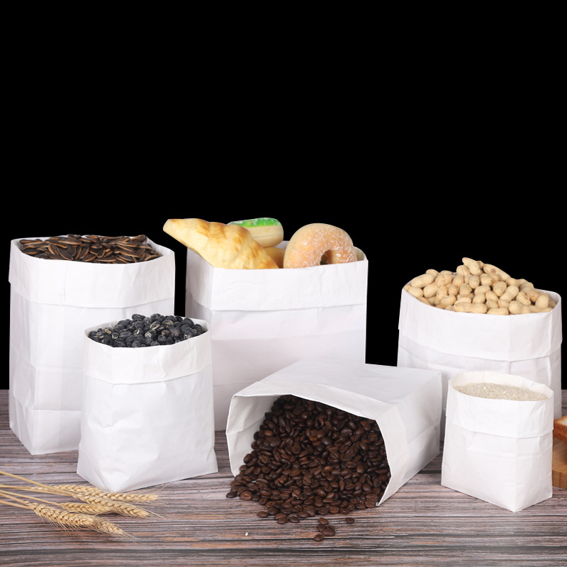 50Pcs/White Kraft Paper Bags F - огляд і ціна Event Party Shop