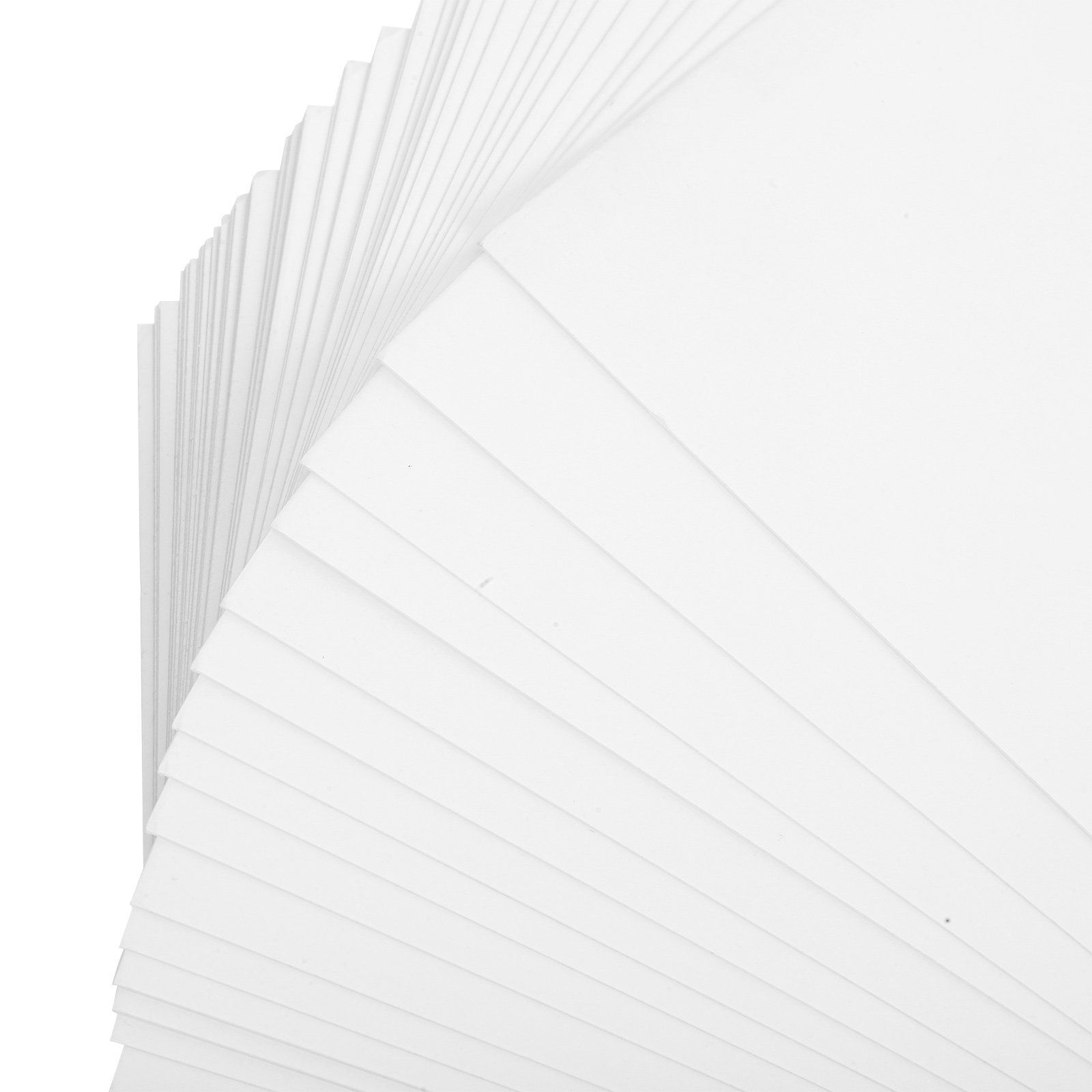 50Pcs White Thick Cardstock Sh - огляд і ціна Papercraft Supply Invitation