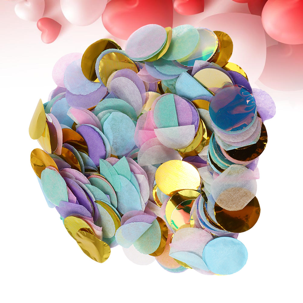 1Pack 50G Elegant Round Paper  - огляд і ціна Papercraft Supply Confetti