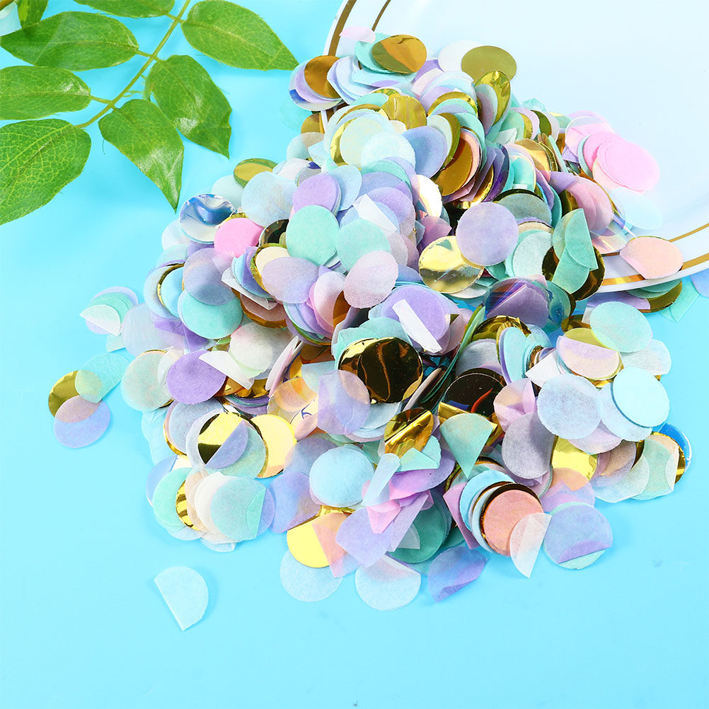 1Pack 50G Elegant Round Paper  - огляд і ціна Papercraft Supply Confetti