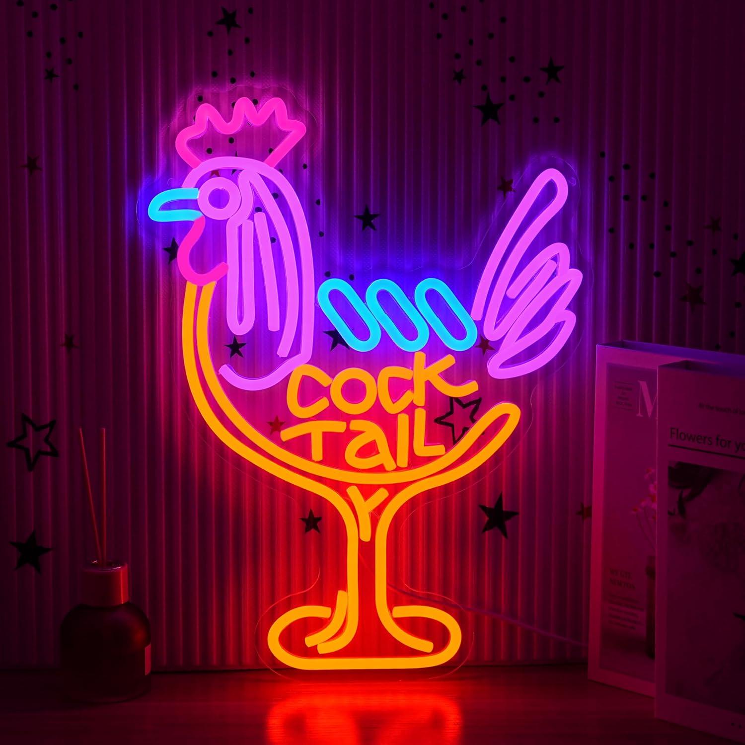 Cocktail Neon Sign USB Dimmabl - огляд і ціна Neon Sign Party