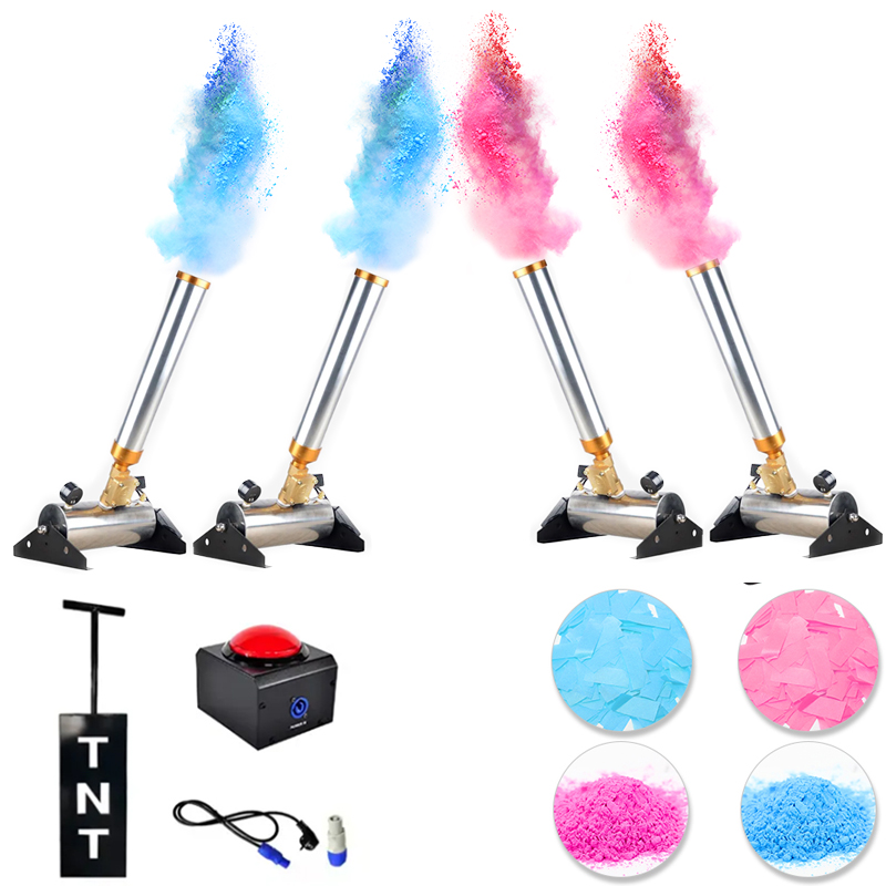 TNT Gender Reveal Electric Can - огляд і ціна Confetti Cannon Tube